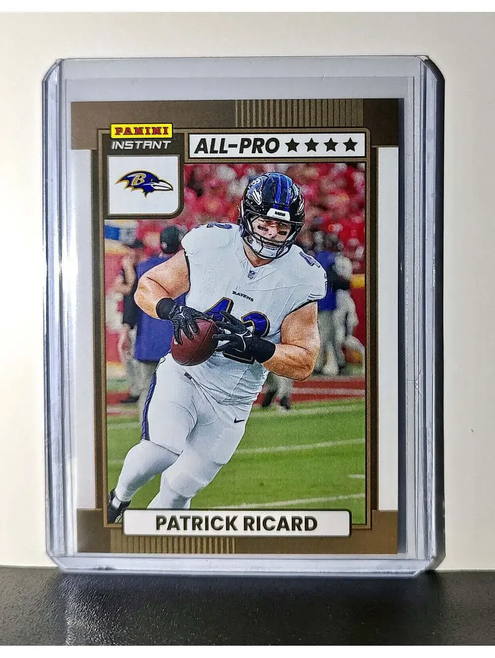 Patrick Ricard 2024 All-Pro Panini NFL #3 Football Card Ravens 1 of 101